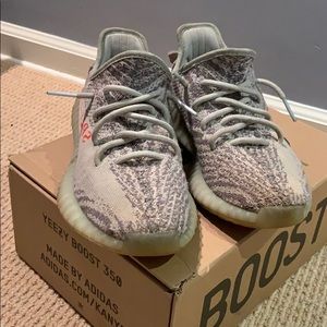 Yeezy 350 blue tint